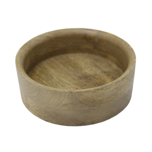 Vente en gros de bol de service alimentaire de forme ronde en bois émaillé fini en vrac pour la cuisine et la nourriture de table et les collations bols de service - Product Image 3