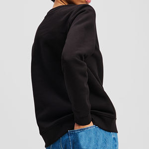 เสื้อผ้าผู้หญิงแบบสั่งทำขายส่ง รุ่นใหม่ล่าสุด ขายดี ผ้าฟลีซเนื้อหนัก ผสมโพลีเอสเตอร์/คอตตอน สำหรับฤดูหนาวและฤดูใบไม้ร่วง คอเสื้อแบบพอดีตัว ด้านหน้าสามารถปรับแต่งได้ - Product Image 4