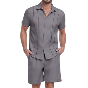 Conjuntos de tallas grandes para hombre de alta calidad, venta al por mayor de conjuntos de verano en blanco para hombre, conjuntos de tallas grandes para hombre de Pakistán - Product Image 2
