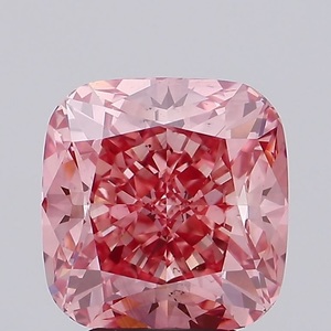 IGI 1,1 Ct Forma de cojín Corte FV Pk Fancy Vivid Pink Lab crecido Diamante suelto para anillo de compromiso VS1 Claridad - Product Image 3