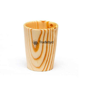 Vaso clásico de vidrio de madera ecológico hecho a mano para regalos de negocios de Tradebyd - Product Image 4