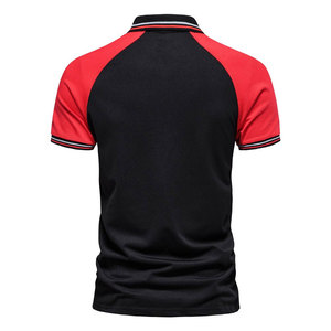 Polo en coton premium pour homme, t-shirt classique, tissu respirant et doux pour un usage décontracté, professionnel et promotionnel, impression de logo personnalisée - Product Image 2