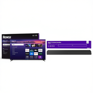 65-Inch <b>Mini</b>-LED QLED <b>TV</b> with Flat 4K Screen and Wireless Soundbar - Product Image 2