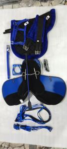 Juego de sillín de caballo de resistencia sintética de tendencia superior, estribo de polímero de nailon, brida de Pvc con correas de estribo de nailon Martingale - Product Image 3