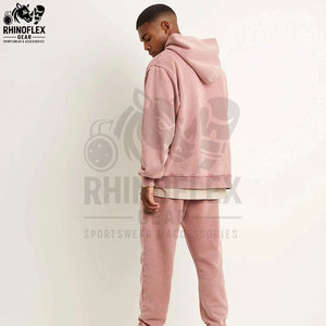 Sudaderas con Capucha para Hombre de Primera Calidad, Ligeras, de Secado Rápido, Transpirables, de Algodón Combinado, Servicio OEM Personalizable, Lavado Ácido - Product Image 4