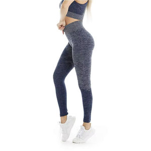 Nuevo Conjunto de Leggings de Yoga de Secado Rápido para Mujer, Conjunto de Sujetador Deportivo Transpirable, Compresivo y Elástico con Cintura Elástica y Diseño Sólido - Product Image 2