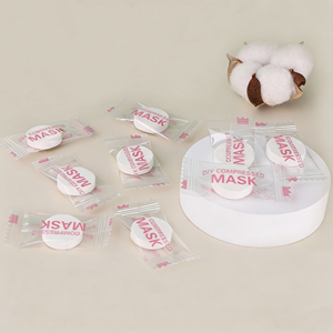 100 Unidades de Mascarillas Faciales Comprimidas Hidratantes Ultrafinas Desechables, Envueltas Individualmente, Especialmente Hidratantes y Hechas en Casa - Product Image 2