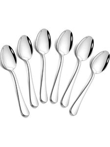 Indian Supplies Stainless Steel Modern <b>Mirror</b> Polish Premium Metal Spoon Set for Hotels Restaurants Durable Cutlery Spoon - Product Image 5