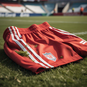 Shorts de football taille élastique pour hommes 100% Polyester Shorts de rugby Football personnalisés Shorts de football pour hommes - Product Image 2