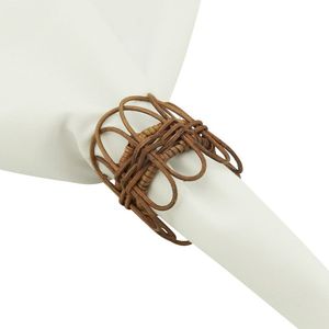 Rattan Napkin Rings Best Designs <b>Tissue</b> Holders High Quality for <b>Wedding</b> Party Restaurants Table Decoration - Product Image 6
