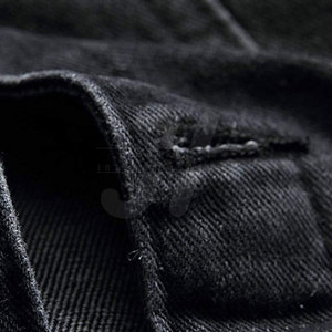 Chaquetas vaqueras para hombre de diseño personalizado de calidad superior hechas en Pakistán tela de lona con cuello levantado estilo callejero al por mayor - Product Image 5