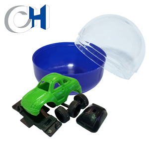 Cápsula de plástico azul transparente creativa, cápsula sorpresa PP, gran oferta - Product Image 1