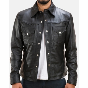 Veste pour hommes Vestes pour hommes Veste en cuir PU solide de haute qualité Grande taille Personnalisable Couleur Fermeture éclair Brodée à la mode - Product Image 1