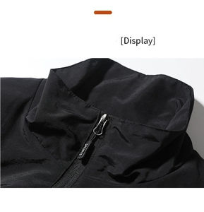 Hip Hop Varsity Veste Hommes High Street Patchwork Couleur Bloc Coupe-Vent Manteaux Femmes Printemps Automne Mince Mode Collège Vestes - Product Image 5