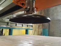 Machine de polissage automatique à tête unique pour dalles de granit, marbre et quartz – Machine de rectification et de polissage de dalles de pont