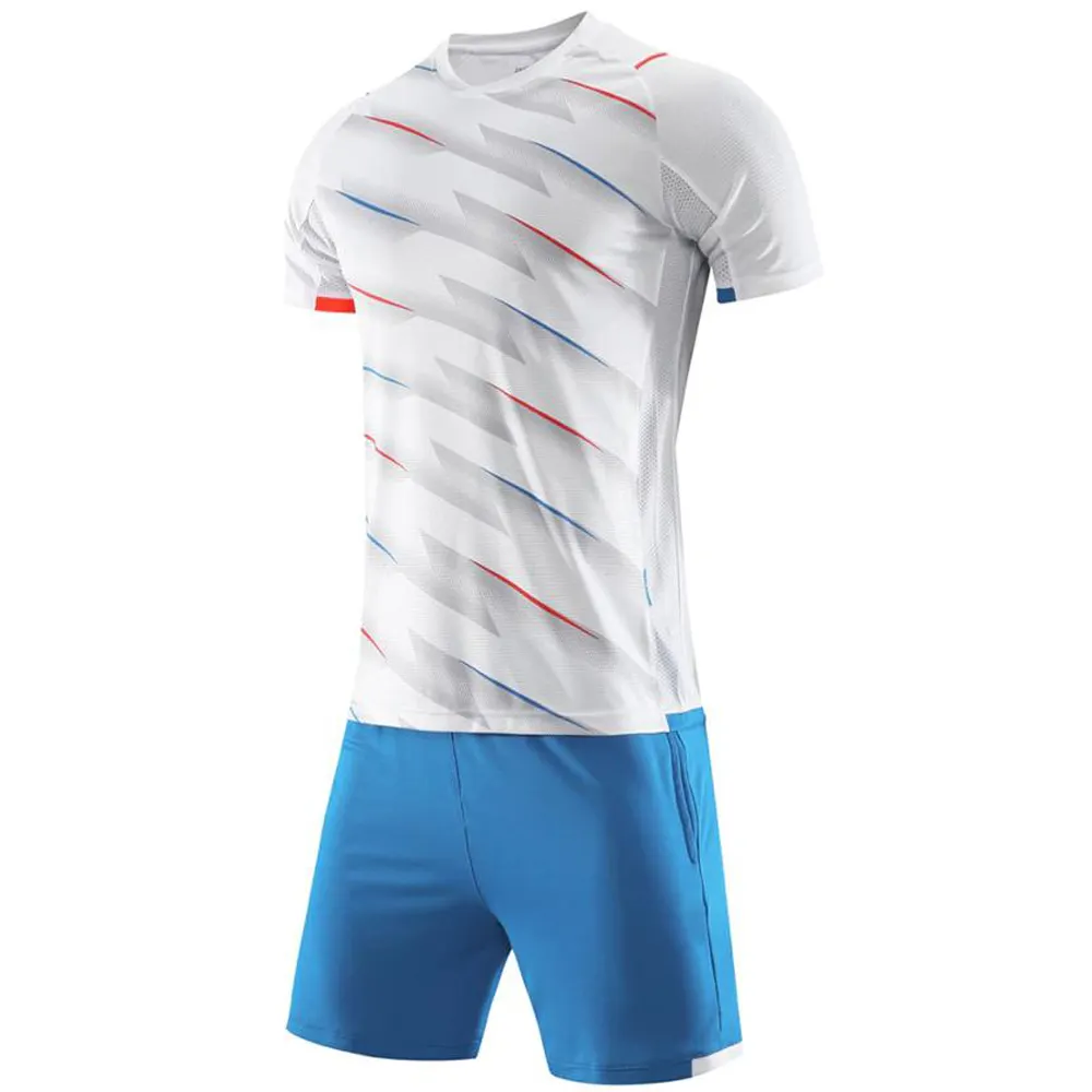 2022เสื้อฟุตบอลฟุตบอลผู้ใหญ่ผลิตโดย OEM ฟุตบอลยอดนิยมขายส่งเครื่องแบบฟุตบอลสำหรับผู้ชาย