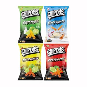 Chips de Tortilla Chipoys |   Sabor a Chile y Limón |   Paquete de 8 Chipoys, Chips de Maíz Enrollados Picantes con Chile y Limón - Product Image 6