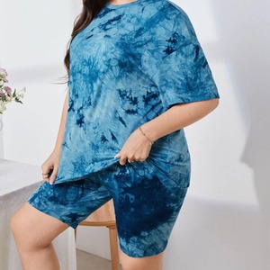 Conjunto de Dos Piezas Casual para Mujer, Estilo Nuevo, Color Sólido, Manga Corta, Traje de Verano, Servicio de Venta al Por Mayor OEM - Product Image 2