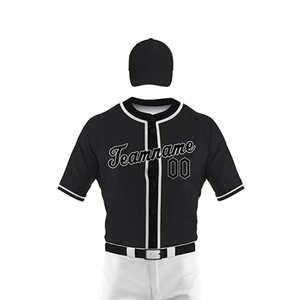 Nombre del equipo Diseño de logotipo personalizado Ropa deportiva Béisbol Softball Ropa Uniformes Conjuntos Adultos 100% Poliéster Spandex Uniformes - Product Image 5