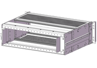 RDEKONO SNCF 3U CPI Subrack blindé Schroff Nvent 19 "3U CPCI Subrack Chassis ATCA VPX CPCI Vertical Card Guide Server Rack