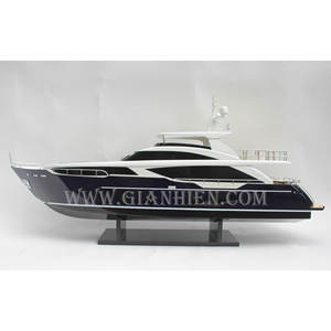 Gia Nhien Fabricant Approuvé Design Personnalisé quantité minimale de commande Bas PRINCESS SUPERYACHTS 30M-Bleu/Noir PEINT-BATEAU DE VITESSE EN BOIS - Product Image 1