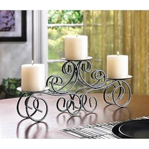 Candelabros de mesa con estilo para el hogar hechos de candelabro de Metal Dorado para los accesorios de iluminación más vendidos a buen precio - Product Image 2