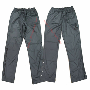 Street Wear Droit Léger Coupe-Vent Pantalon De Pluie Sérigraphie Broderie Respirant Imperméable Maille Doublure De Haute Qualité - Product Image 6