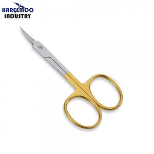 Ciseaux de manucure de haute qualité en acier inoxydable de beauté professionnelle Conception unique Cuticule de sécurité Logo personnalisé Sharp Straight - Product Image 1