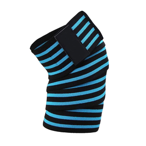 Hot Selling Customized Neoprene Heavy Duty Stretchable Durable Professional Protection Knee <b>Wraps</b> for Weight Lifting - Product Image 5