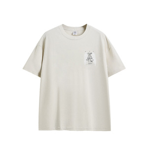 T-shirt streetwear oversize à épaules tombantes pour homme avec impression personnalisée ailes d'ange manches courtes lumineuses et phosphorescentes - Product Image 6