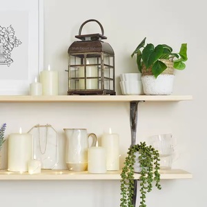 Fancy Design Home & Christmas Decorativo Negro Antiguo Metal Vela Linterna con mesa de vidrio transparente y linternas de piso - Product Image 5