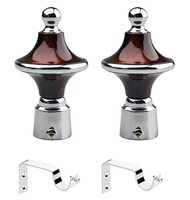 Nuevos Lanzamientos: Terminales de Cortina de Madera (Teca), Accesorios para Cortinas, Decoración del Hogar, Productos para el Hogar Inteligente Disponibles al Precio Más Bajo