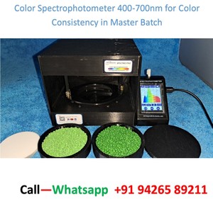 Spectrophotomètre de couleur portatif de haute précision 400-700nm pour la fabrication assortie de colorant de mélange maître en plastique - Product Image 4