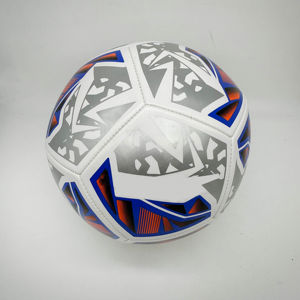 Vente en gros 12 Panneaux Ballon de Football Personnalisable Logo Taille Standard 5 Ballon d'Entraînement Cousu à la Machine à partir de PU PVC Caoutchouc Cuir TPU - Product Image 1