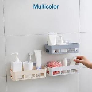High Quality Multipurpose <b>Shelf</b> <b>Storage</b> Rack Organizer Caddy Basket With Strong Adhesive Sticker <b>Bathroom</b> Kitchen Home Use - Product Image 6