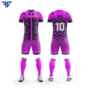 Camiseta de fútbol unisex profesional para hombre, tejido sublimado de secado rápido, nombre personalizado, kits de equipos deportivos para jóvenes - Product Image 6