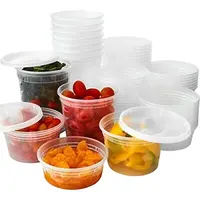 Kraft Paper Food Containers 700 ml with PET Safelock Lid (SET)