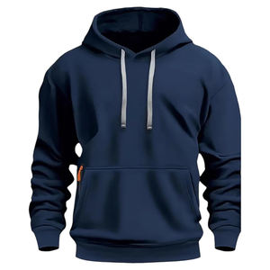 Pull à capuche à logo personnalisé pour hommes 420 GSM sweat-shirt à manches longues en molleton de coton coupe surdimensionnée chaud brossé intérieur uni - Product Image 1