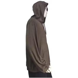 เสื้อฮู้ดแบบสวมหัวผ้าคอตตอนขนาดใหญ่ทันสมัยปักโลโก้ตามสั่งเสื้อผ้าสไตล์สตรีทแวร์ฤดูหนาวขายส่งจำนวนมาก - Product Image 3