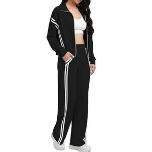 Haute qualité conception personnalisée femmes costume d'échauffement nouveauté professionnel respirant polaire solide motif toile tissu - Product Image 4