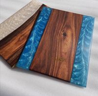 Harsen houten snijplank in meerdere kleuren, 1,5 cm dik, veelzijdig hulpmiddel voor snijden, serveren, snacks, voedselpresentatie, eenvoudig in gebruik.