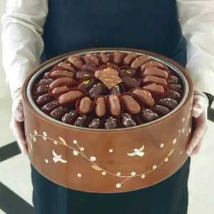 Cuenco de chocolate de madera con incrustaciones de nácar de la mejor calidad hecho a mano al por mayor 2025 para el diseño de Ramadan Kareem DE LA India - Product Image 5