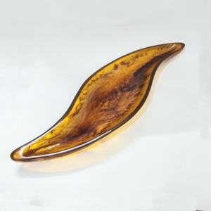 Juego de platos para servir aperitivos de resina marrón no pulida 100%, ecológico, moderno, incluye varios cuencos para fiestas, sopa - Product Image 4