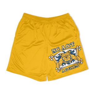 NC A & T Aggies Bulldog Maillot de bain solide et décontracté avec fermeture à cordon de serrage respirante 1891 pour hommes et femmes - Product Image 5