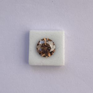 Diamante Suelto de 1/2 Quilate, Color Champán Marrón Natural, Corte Brillante, Certificado IGI, Joyería Fina de Lujo AAA - Product Image 1