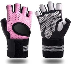 Nueva moda gimnasio guantes deporte entrenamiento Spandex levantamiento de pesas Fitness guantes personalizados Unisex alta calidad precio razonable - Product Image 1