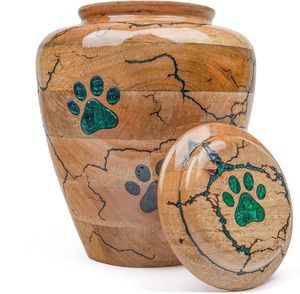 Gato Perro Pata Mascota Urnas para Perros Cenizas Gato Urnas para Cenizas - Product Image 1
