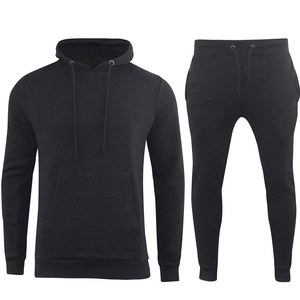 Conjunto de chándal de 2 piezas para hombre, Sudadera con capucha y pantalones de chándal, ropa deportiva, ropa de gimnasio, joggers, logotipo personalizado, ropa de descanso para entrenamiento físico - Product Image 1