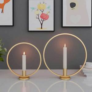 Candelabros votivos dorados, decoración personalizada hecha a mano para Diwali, Navidad, Festival de Pascua, regalos - Product Image 1