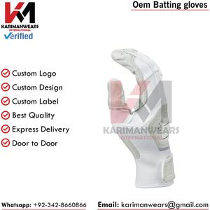 Gants de frappeur de baseball en cuir souple conception respirante OEM usine gants de frappeur de baseball marque personnalisée commandes en gros bienvenue - Product Image 6